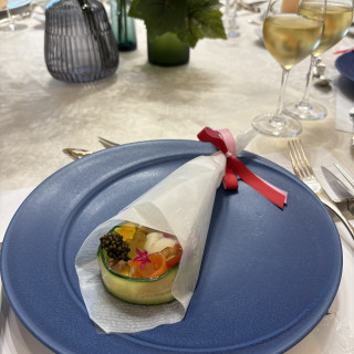 前菜ブーケサラダ