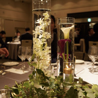ゲストテーブル装花