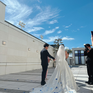 フラワーシャワー|765744さんのノートルダム盛岡/FIVESTAR WEDDINGの写真(2511726)