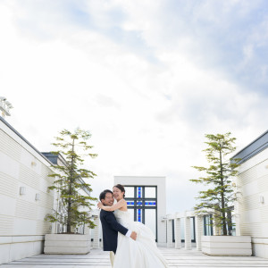 フラワーシャワーの場所（前撮り）|765744さんのノートルダム盛岡/FIVESTAR WEDDINGの写真(2511731)