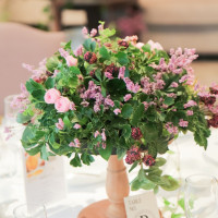 テーブルのお花