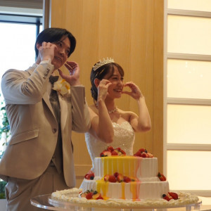 ケーキ|765844さんのアルカンシエル横浜 luxemariage（アルカンシエルグループ）の写真(2512255)