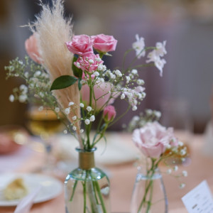 テーブル装花|765846さんのアニヴェルセル 立川の写真(2550958)