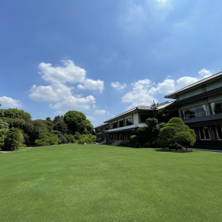 披露宴会場中庭