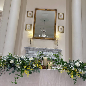 雛壇装花|766092さんのベイサイド迎賓館(鹿児島)/テイクアンドギヴ・ニーズウェディングの写真(2597661)