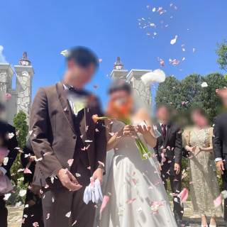 フラワーシャワーも出来ました！