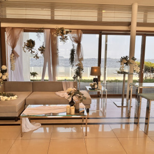 披露宴会場のウェルカムスペース|766152さんのノートルダムマリノア/FIVESTAR WEDDINGの写真(2554168)