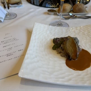 ひとつ目のメイン
大粒の鮑は絶品でした