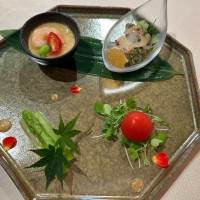 前菜の試食