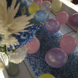 挙式会場でのバルーンシャワー|766238さんのPOPCORN KOBE (ポップコーン神戸)の写真(2513537)