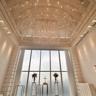 煌びやかなシャンデリア