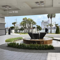 入口にある噴水