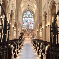 バージンロードの長さがありすごく良い