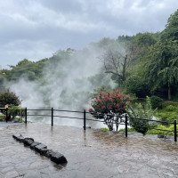 チャペル出てすぐの庭園