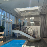 プールと階段が写真を撮るのに良い場所です。