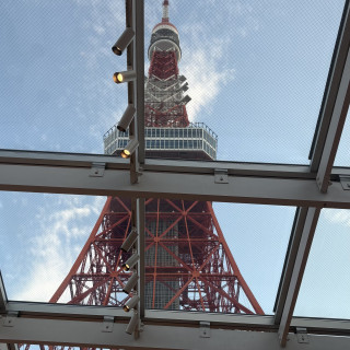 挙式会場から見える東京タワー！