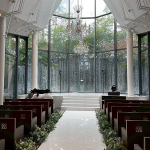 ガラス張りのチャペル|766418さんの大宮璃宮(おおみや りきゅう)の写真(2549370)