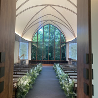 自然ナチュラルなチャペルです。