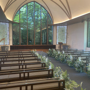 チャペルは100名以上収容できるそうです。|766455さんのHilltop Resort YAMANOUE (ヒルトップリゾート ヤマノウエ)の写真(2638146)