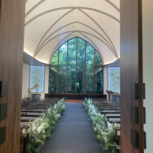 自然ナチュラルなチャペルです。|766455さんのHilltop Resort YAMANOUE (ヒルトップリゾート ヤマノウエ)の写真(2638143)