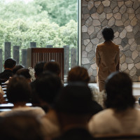 花嫁の入場待ち