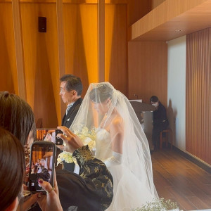 父との入場|766467さんのベル ラ クールの写真(2515765)