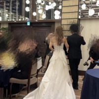 披露宴入り口付近