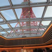 東京タワーと新郎新婦