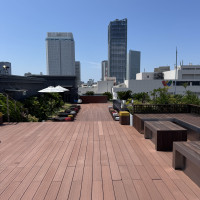 屋上です