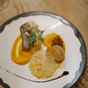 美味しさはもちろん、彩りにも細やかなこだわりが光るお料理。|766623さんのアンダーズ 東京（Andaz Tokyo）の写真(2516301)
