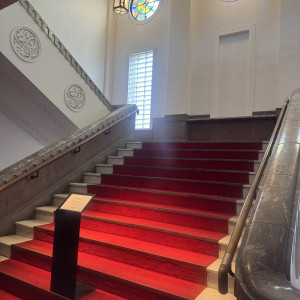 2-3Fに上がる階段。フォトスポットとのこと。|766679さんのTHE LANDMARK SQUARE OSAKA(ザ ランドマークスクエア オオサカ)の写真(2516366)