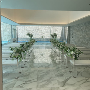 入口から見たチャペル|766715さんのBlanc Beige(ブラン:ベージュ)●BRASSグループの写真(2516614)