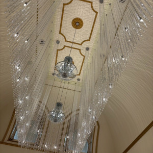 披露宴　天井|766735さんのアニヴェルセル白壁の写真(2516654)