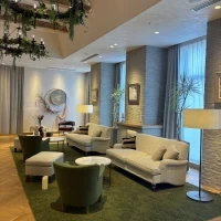 披露宴会場手前のスペース