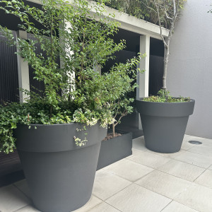 チャペル近くの植木鉢|766772さんのBIANCARA HILLSIDE TERRACE（ビアンカーラ ヒルサイドテラス）の写真(2516810)