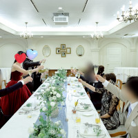 会食時
少人数でもしっかりテーブルコーディネートされます