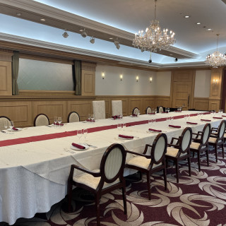 コンパクトな披露宴会場です。