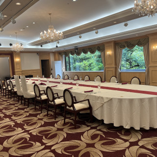 コンパクトな披露宴会場です。