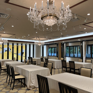 コンパクトな披露宴会場です。