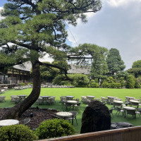 披露宴会場にあるお庭です。