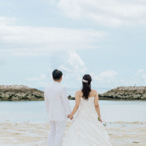 ビーチ撮影|766979さんのヴォヤージュ ドゥ ルミエール北谷リゾートの写真(2517233)