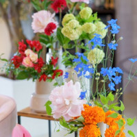 花嫁横の装花