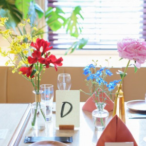 テーブルナンバーは自分で描いて持ちこみました|766981さんのCUCINA Pagina（クッチーナ パージナ）の写真(2517274)