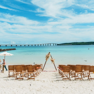 素敵なビーチでの挙式会場|767005さんのLOCAL BASE WEDDING（ローカル ベース ウエディング）の写真(2517347)