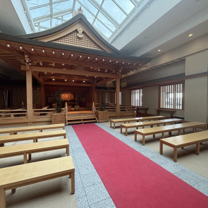 館内神殿で友人も参列可能です。|767015さんのホテルモントレ ラ・スール大阪の写真(2517336)
