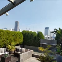 披露宴会場MILESTONEの専用テラス