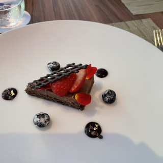 試食のデザート