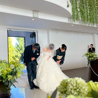 新婦の最後の準備