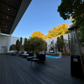 披露宴会場のガーデン