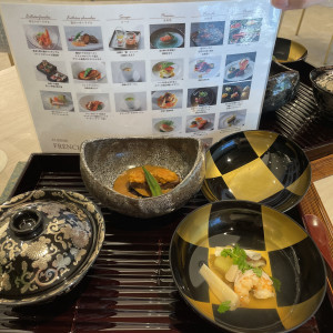 試食させていただいたお料理の一部です。|767191さんの東郷神社／原宿 東郷記念館の写真(2518156)